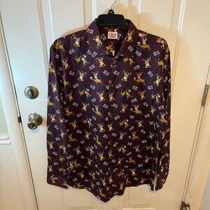 North Pole Trading Company - XLT - Men's Button Up Long Sleeve - BrewDolph Shirt